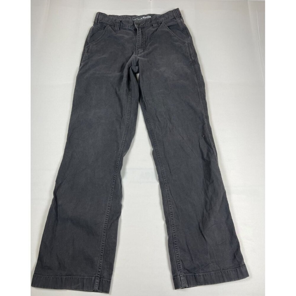 Carhartt Men 32X31.5 BN2291-M Rugged Flex Relaxed Fit Canvas Pants Grey
